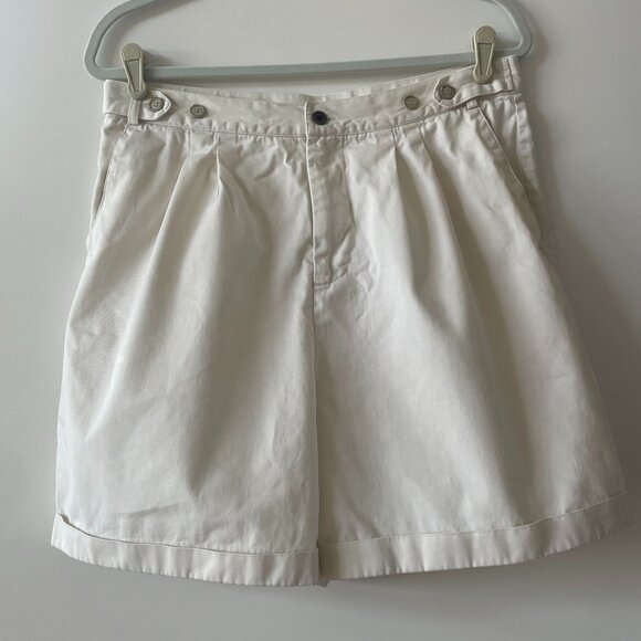 Telluride Clothing Co. White Bermuda Shorts with Back Pocket,‎ Size 14 - Picture 1 of 4